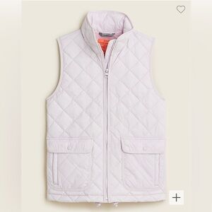 J Crew quilted vest with down-alternative PrimaLoft